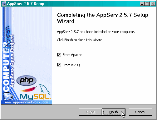 Install AppServ 4